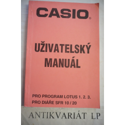 Casio Uživatelský manuál pro program Lotus 1.2.3. pro diáře SFR 10/20